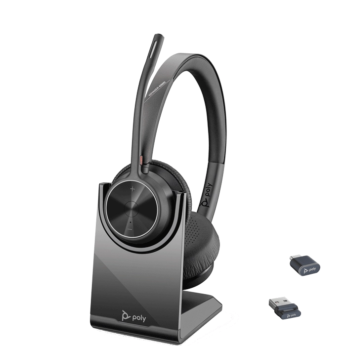 Poly Voyager 4320 UC Headset w/ Stand