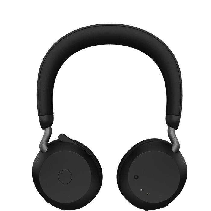 Jabra Evolve2 75 UC Stereo Bluetooth Headset w/ Speakers Flat