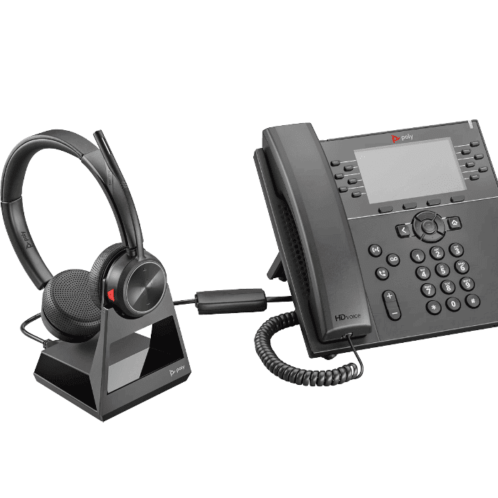 Poly Savi 7220 w/ desk phone
