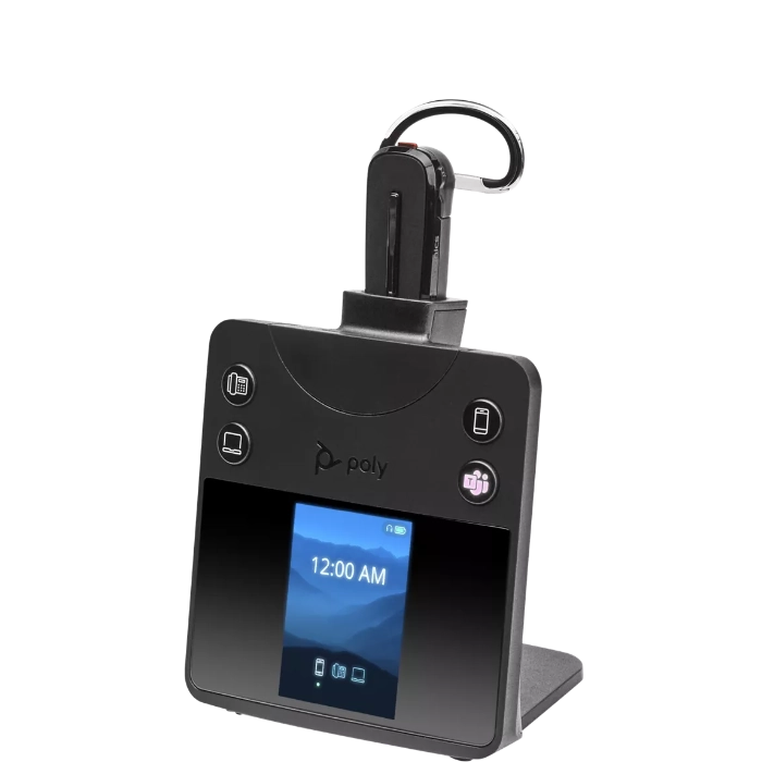 Poly Savi 8445 Office Wireless DECT Headset for Microsoft Teams