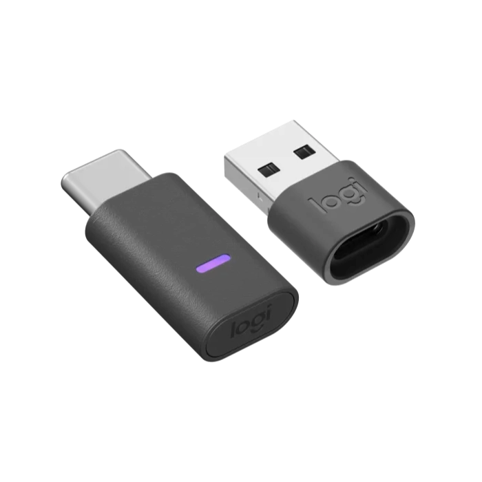 Logitech Zone 305 Wireless Stereo Headset with USB-C Receiver and USB-A Adapter