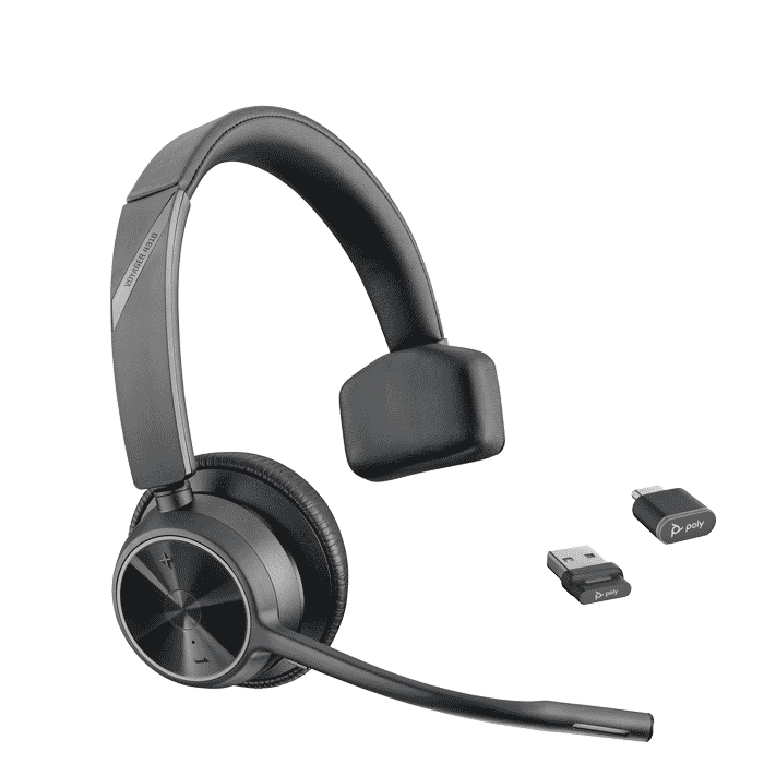Poly Voyager 4310 UC Bluetooth Headset w/ BT700 Dongle