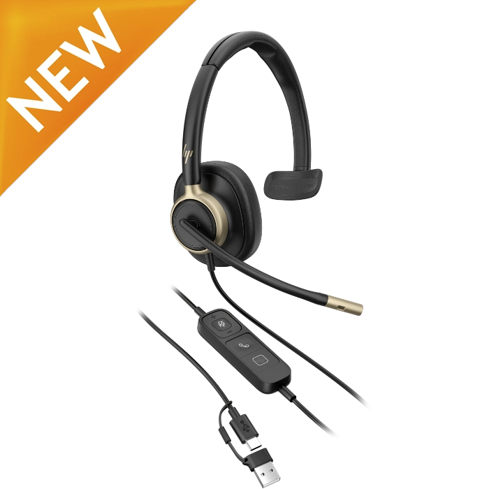 HP Poly Mission 815 Mono Wired USB Headset