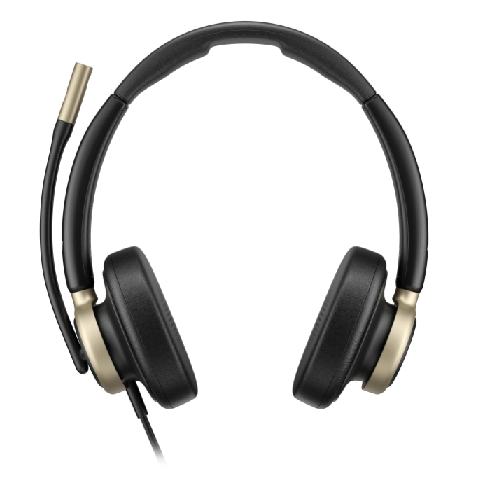HP Poly Mission 825 Stereo Wired USB Headset - Front
