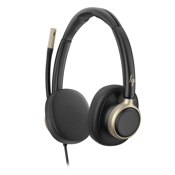 HP Poly Mission 825 Stereo Wired USB Headset - Mic Up