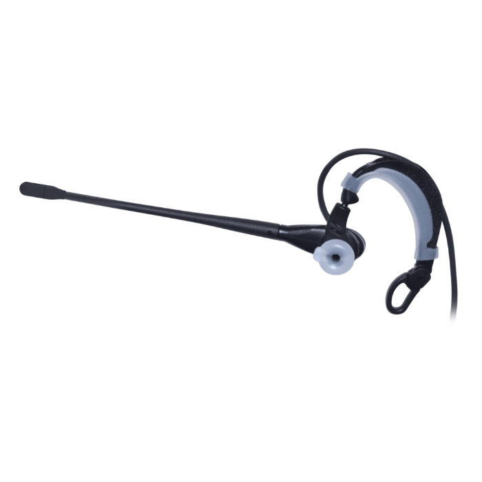 JPL Agent 50 In-Ear / Ear Hook Wired Headset with gel cushions - Side