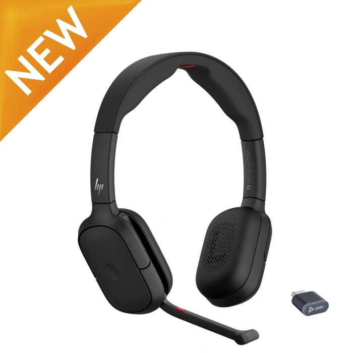 HP Poly Focus 625 Stereo Bluetooth Headset