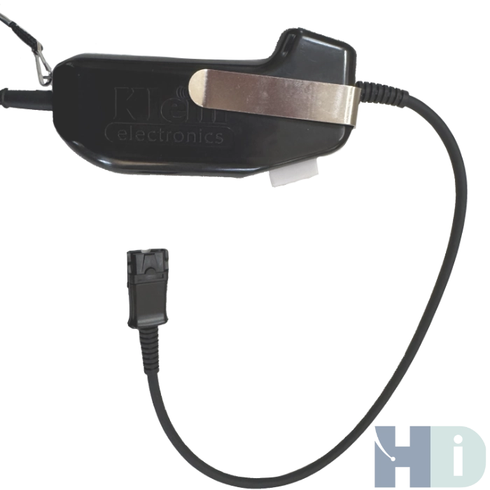 Klein Dispatch-15-PTT 2-prong Headset Amplifier - Pistol Grip