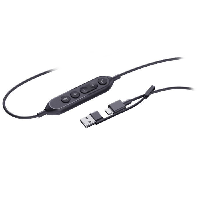 Yealink UH42 Dual USB Headset - Inline Controls