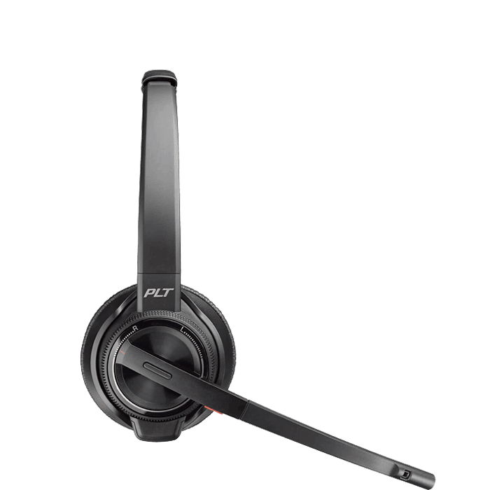 Poly Savi boom arm close up