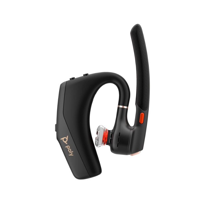 Poly Voyager Legend 50-M Bluetooth Headset UC - Side with Microphone Up