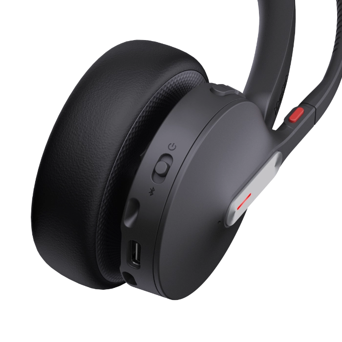 Yealink WH64 DECT Wireless Headset - Speaker Controls