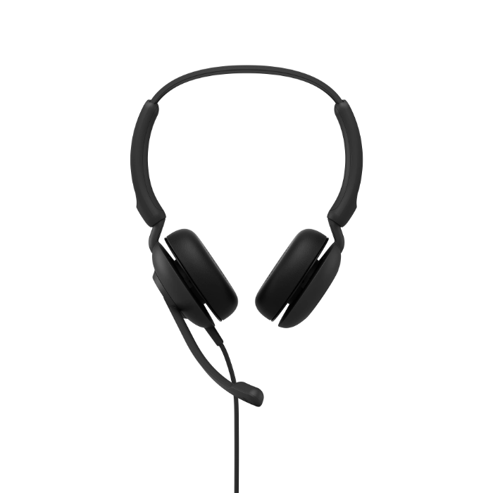 Jabra Evolve 10 USB-A Stereo Wired Headset from Front