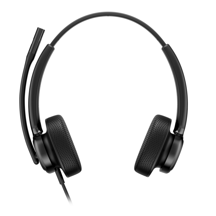 HP Poly Mission 425 Stereo Wired USB Headset w/Leatherette - Front