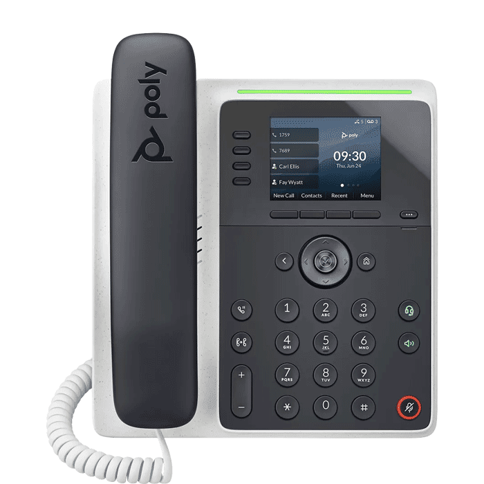 Poly Edge E220 IP Desk Phone - Front