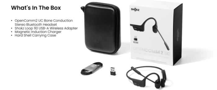 Shokz OpenComm2 UC Bone Conduction Headset - Headsets Direct