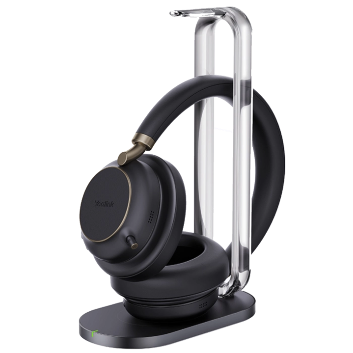 Yealink BH76 Bluetooth Wireless Stereo Headset w/ Charging Stand