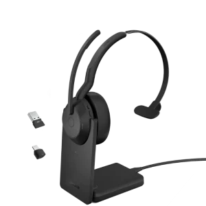 Jabra Evolve2 55 Mono Headset (w/ Stand) - Headsets Direct