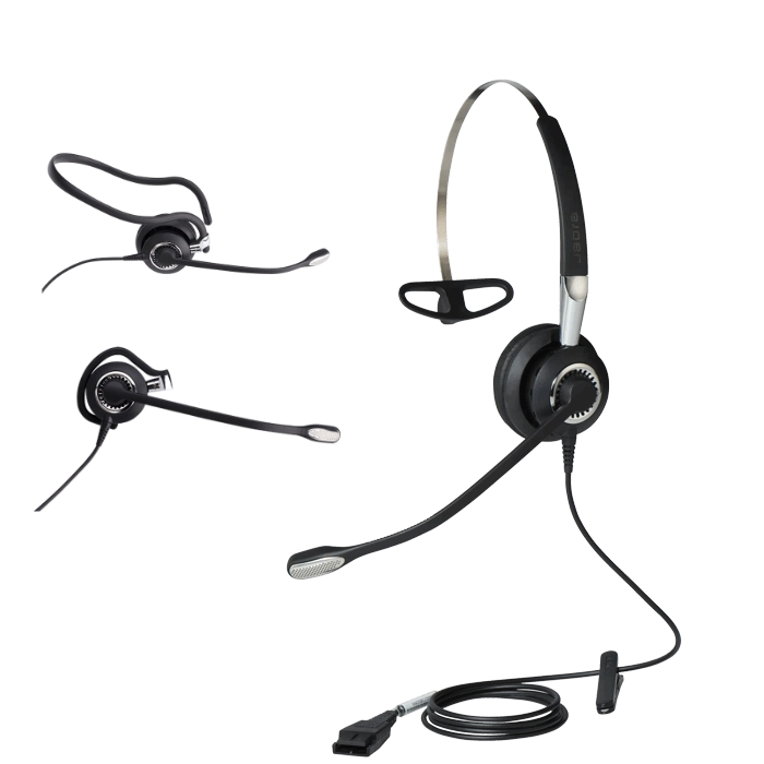 Jabra Biz 2400 II QD Mono 3-in-1 Headset
