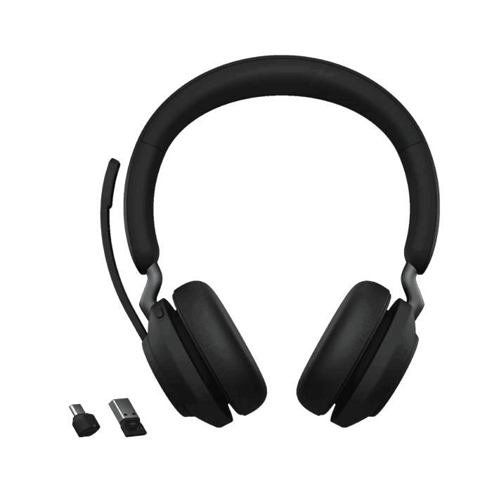 Jabra Evolve2 65 USB-C ワイヤレスヘッドセット Jabra Evolve2 65 UC Stereo Headset - Headsets Direct