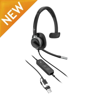 HP Poly Mission 615 Mono Wired USB Headset