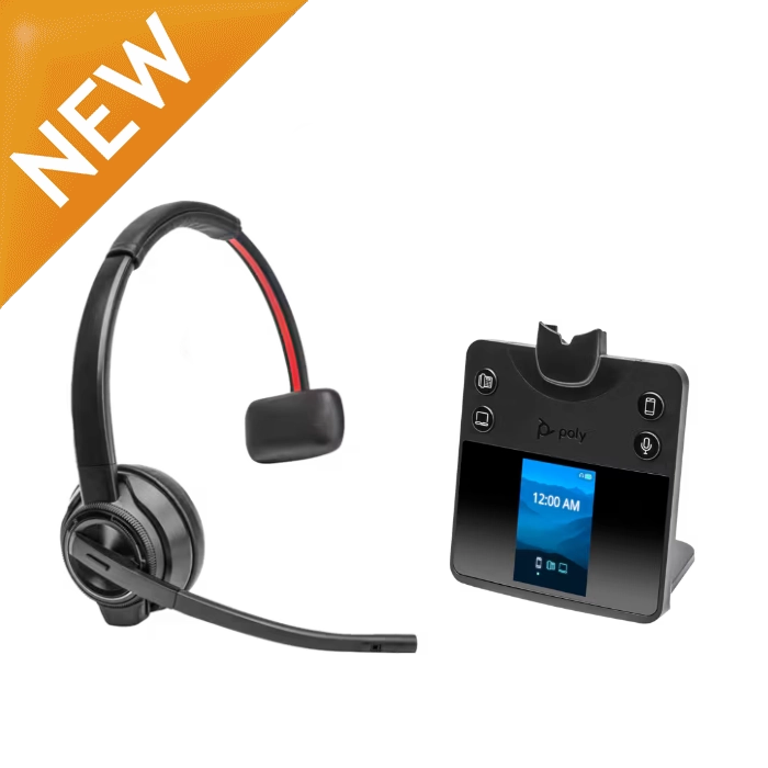 Poly Savi 8410 Office Wireless DECT Monaural Headset