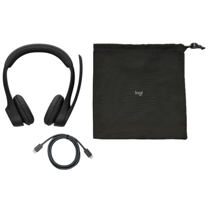 Logitech Zone 305 Wireless Native Bluetooth Stereo Headset without Dongle - What's In The Box