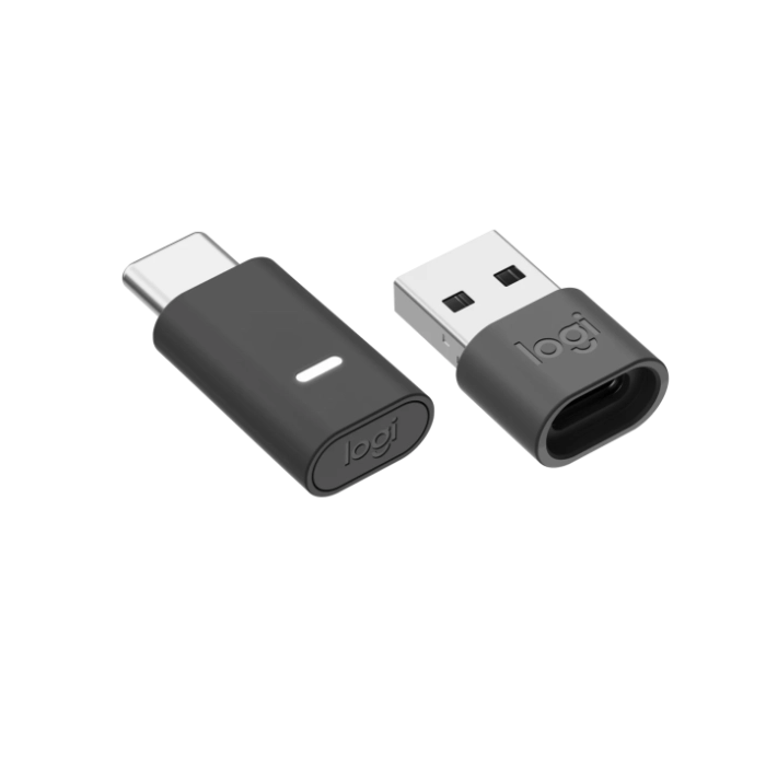 Logitech Zone Vibe Wireless Headset Receiver and Adapter