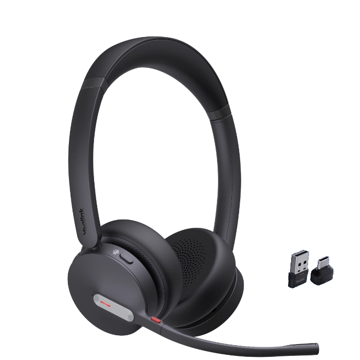 Yealink BH70 Stereo Bluetooth Headset with USB-A & USB-C Adapters