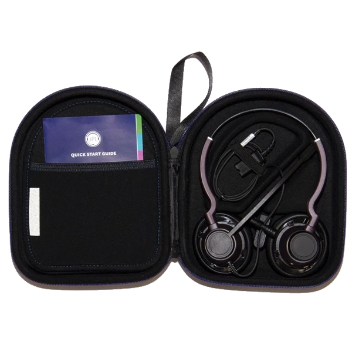 JPL-Connect-2 Wired Headset with PLX Quick-Disconnect (QD) - In Case