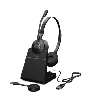 Jabra Engage 55 Stereo Wireless Headset w/ Stand & Dongle