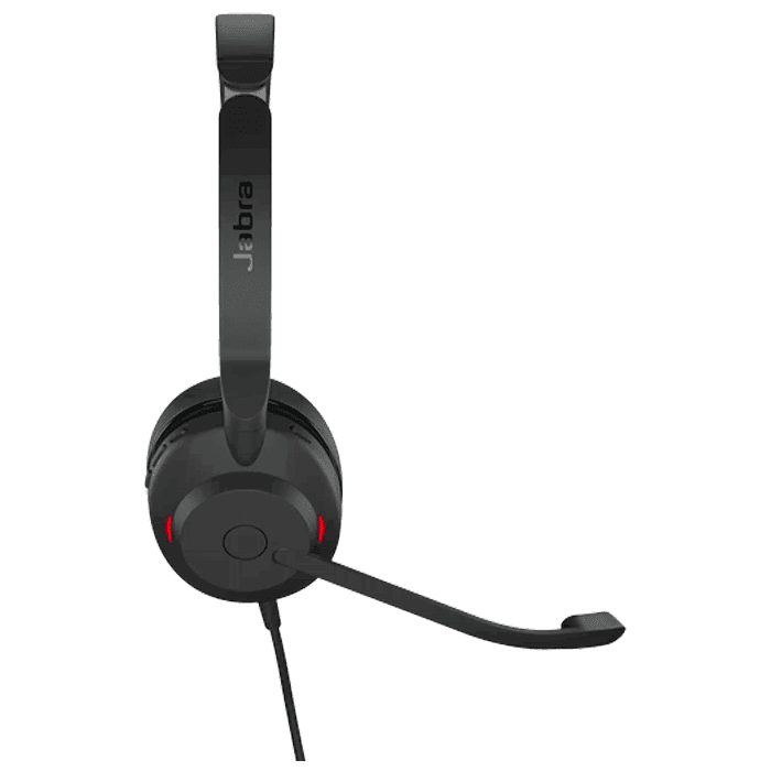 Jabra Evolve2 30 Stereo USB Corded Headset - Side