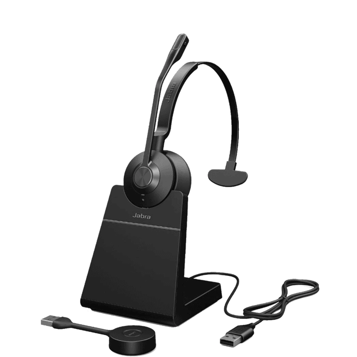 Jabra Engage 55 Mono Wireless Headset w/ Stand & Dongle