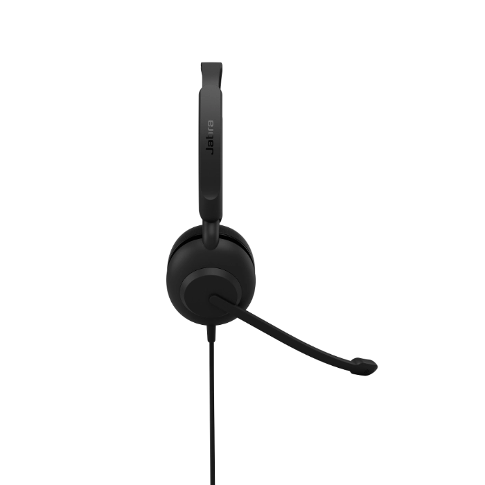 Jabra Evolve 10 USB-A Stereo Wired Headset from Side