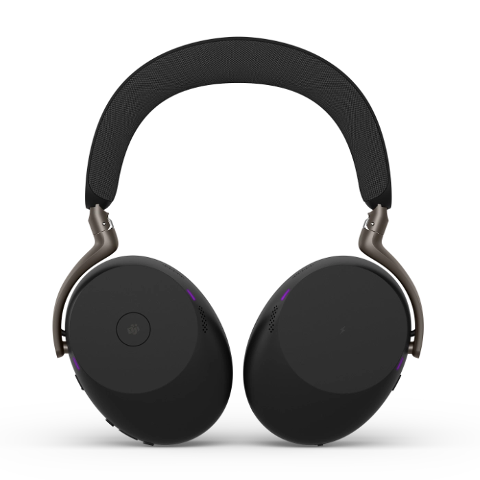 Jabra Evolve3 85 Stereo Over-Ear Wireless Headset - Rotated