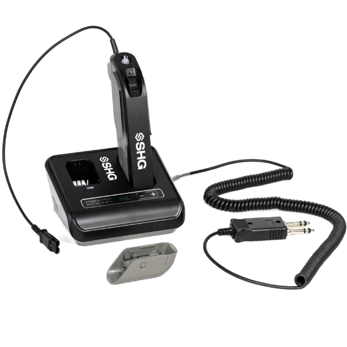 SHG S D200 DECT Wireless PTT Push-to-Talk Headset Amplifier