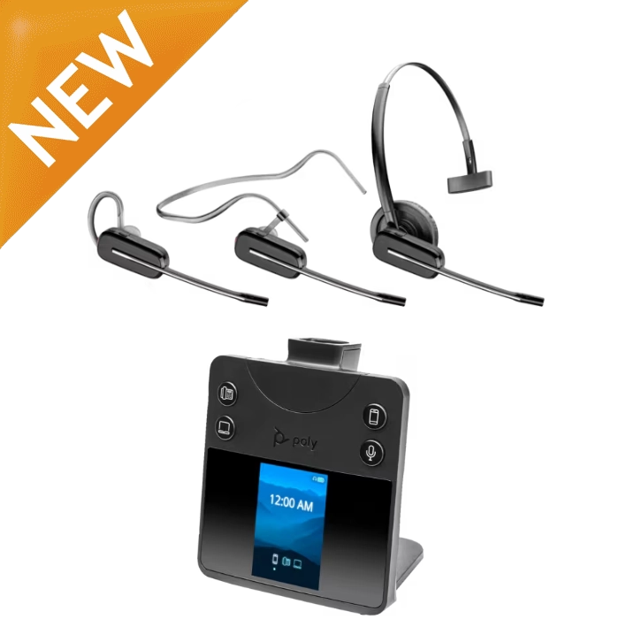 Poly Savi 8445 Office Wireless DECT Convertible Headset