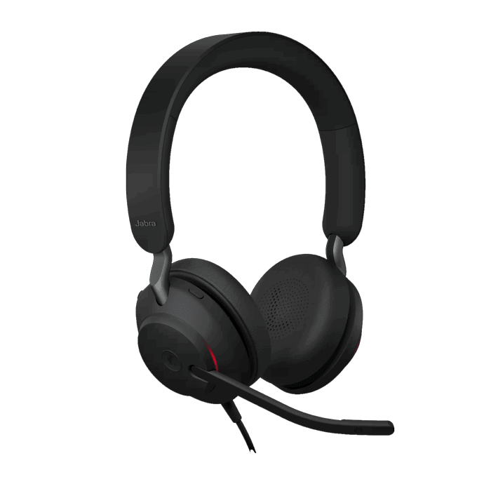 Jabra Evolve2 40 Stereo Headset - Zoomed Side