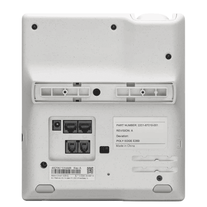 Poly Edge E300 Series IP Desk Phone - Back