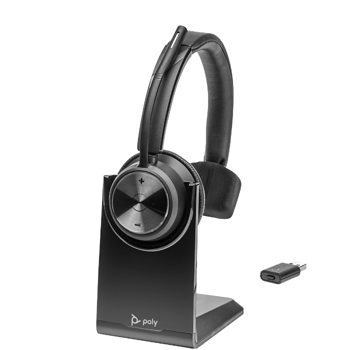 Poly Savi 7310 UC Wireless Headset w/ Stand