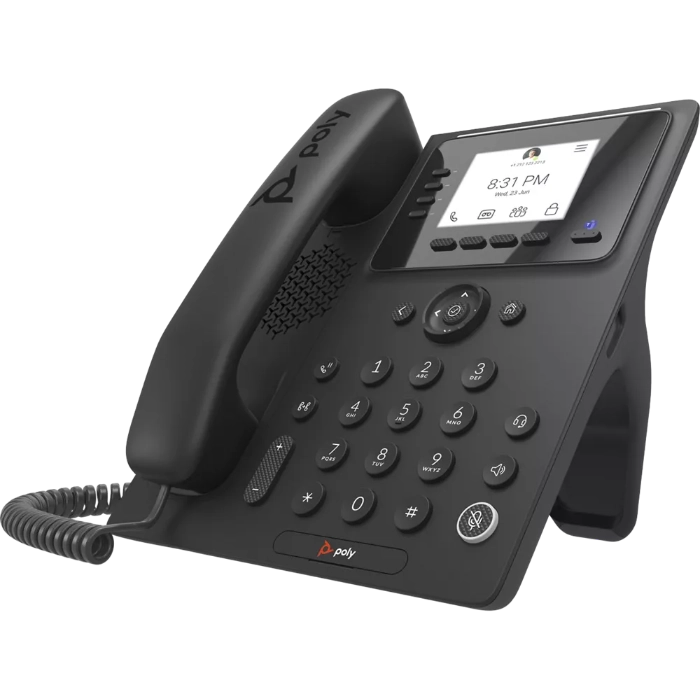 Poly CCX 350 Teams Business Phone - Angle