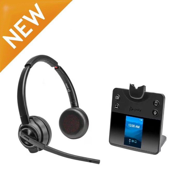 Poly Savi 8410 Office Wireless DECT Stereo Headset