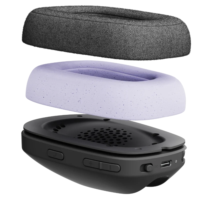 Logitech Zone Vibe Wireless Headset - Ear Cushion Explosion View