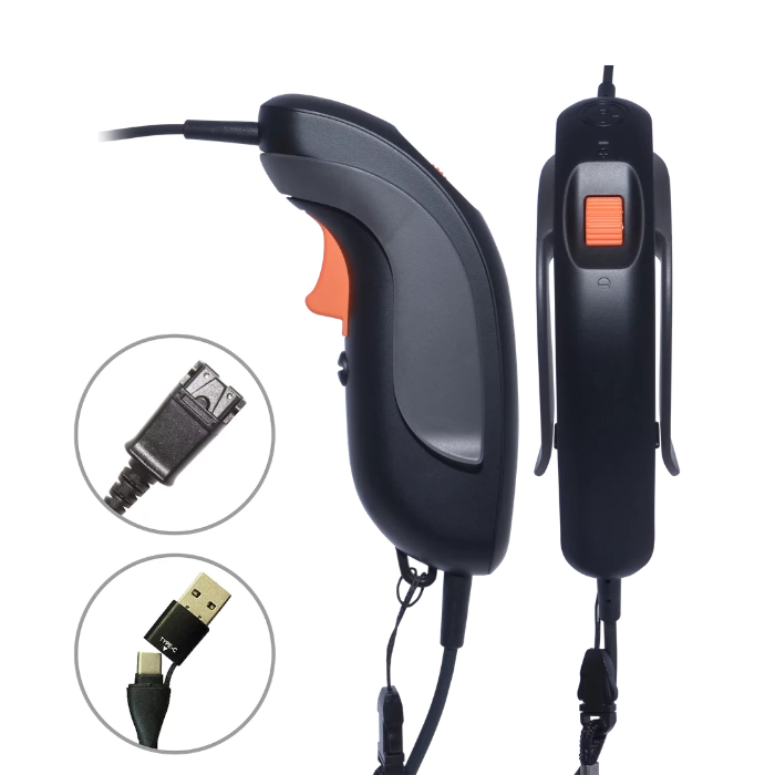 JPL Scout 300 Push-to-Talk PTT USB Wired Amplifier - Pistol