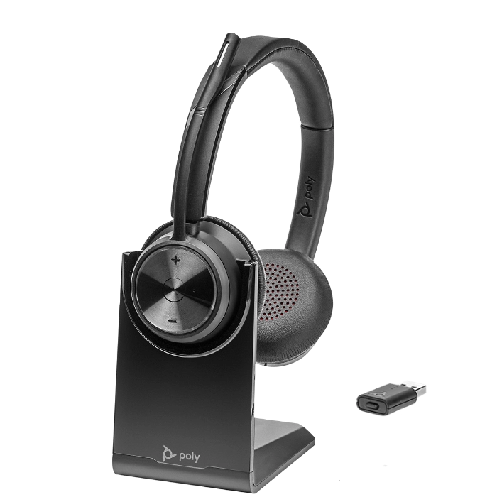 Poly Savi 7320 UC Wireless Headset w/ Stand