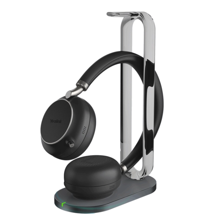 Yealink BH76 Bluetooth Wireless Stereo Headset w/ Charging Stand