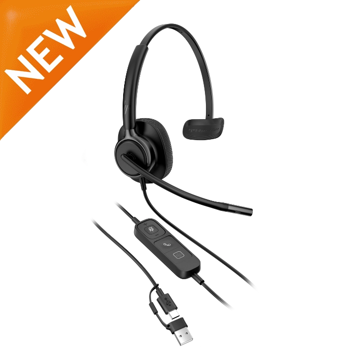 HP Poly Mission 415 Mono Wired USB Headset