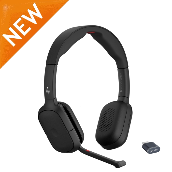 HP Poly Focus 625 Stereo Bluetooth Headset